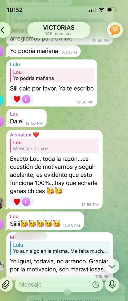 Testimonio 14 de una alumna de Only Elite Academy